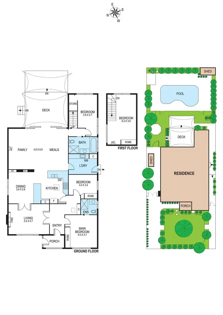 Floorplan of Homely house listing, 22 Twisden Road, Bentleigh VIC 3204