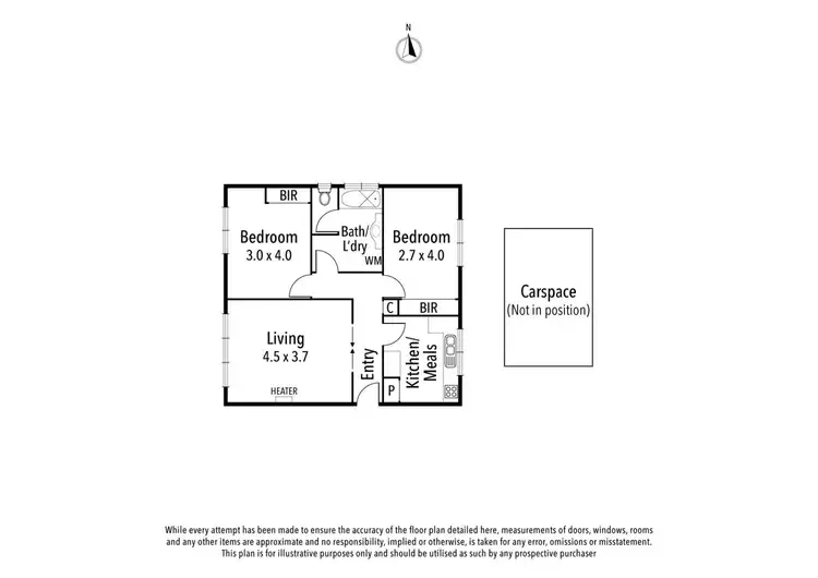 Floorplan of Homely apartment listing, 5/60 Yarralea Street, Alphington VIC 3078