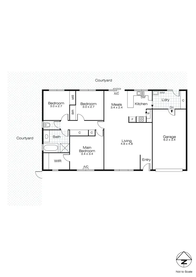 Floorplan of Homely house listing, 6A Gray Street, Sebastopol VIC 3356