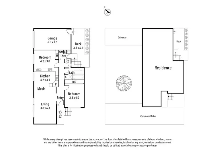 Floorplan of Homely unit listing, 1/14 Linden Avenue, Ivanhoe VIC 3079