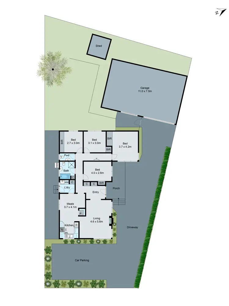 Floorplan of Homely house listing, 10 Snead Court, Mount Waverley VIC 3149