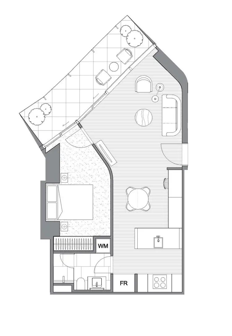 Floorplan of Homely apartment listing, 801/1 Almeida Crescent, South Yarra VIC 3141