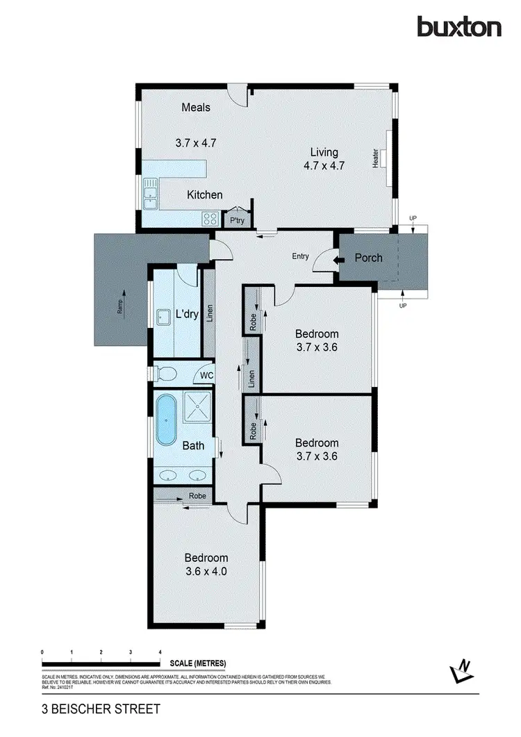 Floorplan of Homely house listing, 3 Beischer Street, Strathdale VIC 3550