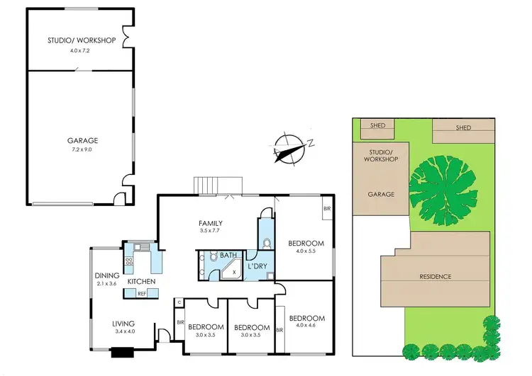Floorplan of Homely house listing, 7 Albenca Street, Mentone VIC 3194