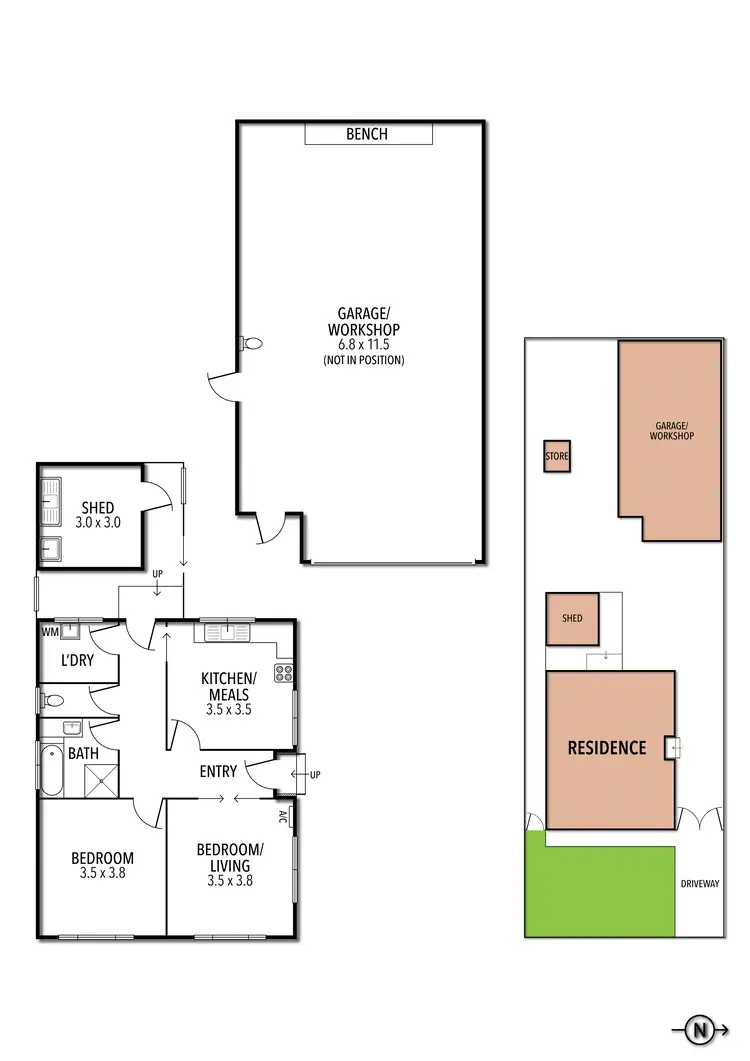 Floorplan of Homely house listing, 76 Kiora Street, Altona Meadows VIC 3028