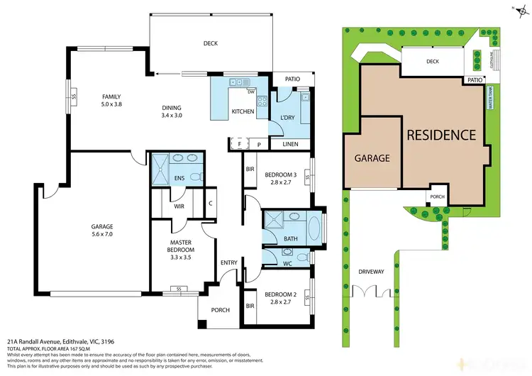 Floorplan of Homely townhouse listing, 21a Randall Avenue, Edithvale VIC 3196