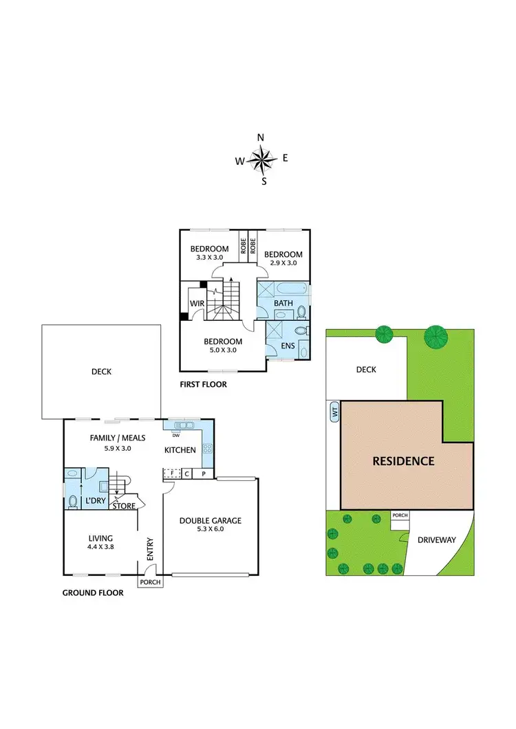 Floorplan of Homely house listing, 4 East Street, Heidelberg West VIC 3081