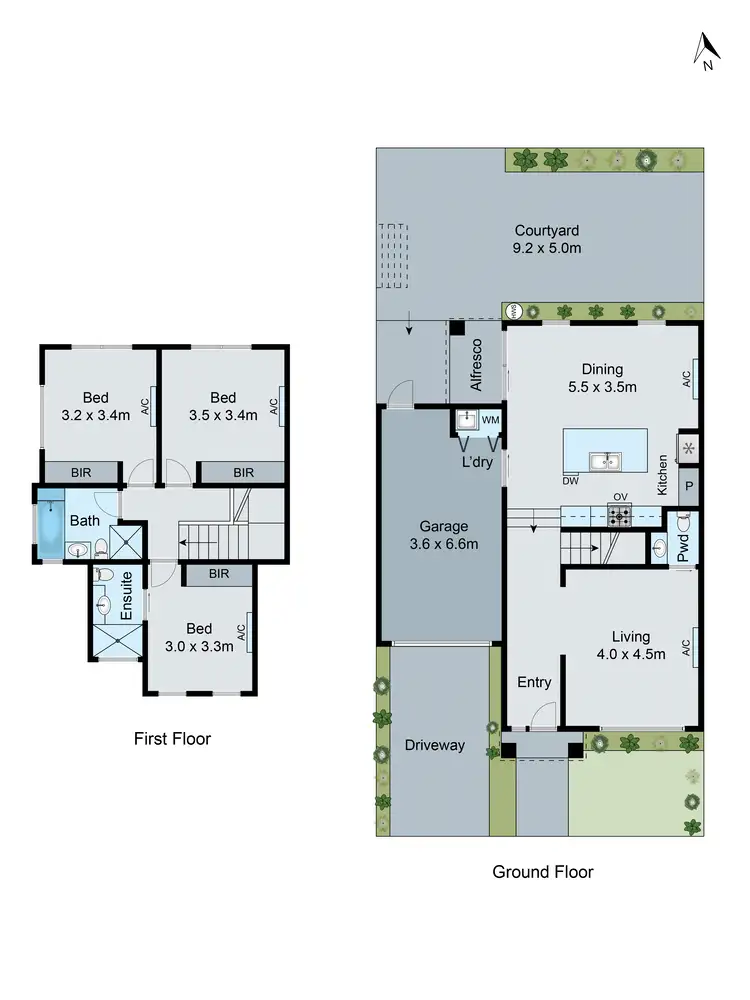 Floorplan of Homely townhouse listing, 19B Electra Avenue, Ashwood VIC 3147