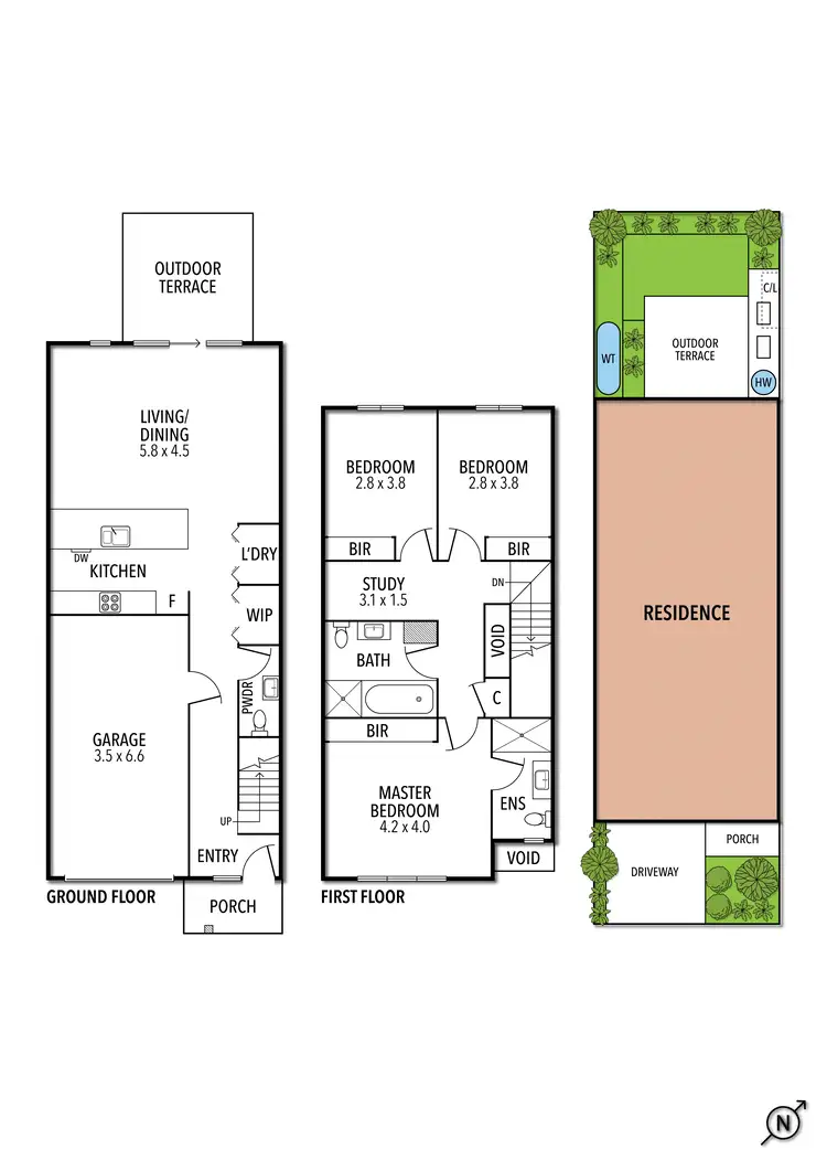 Floorplan of Homely house listing, 23 Aspect Avenue, Ascot Vale VIC 3032