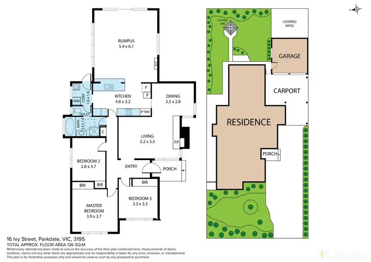 Floorplan of Homely house listing, 16 Ivy Street, Parkdale VIC 3195