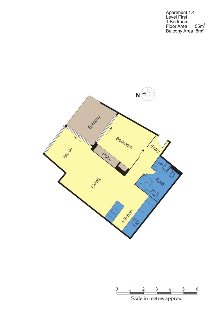 Floorplan of Homely unit listing, 104/6 Butler Street, Camberwell VIC 3124