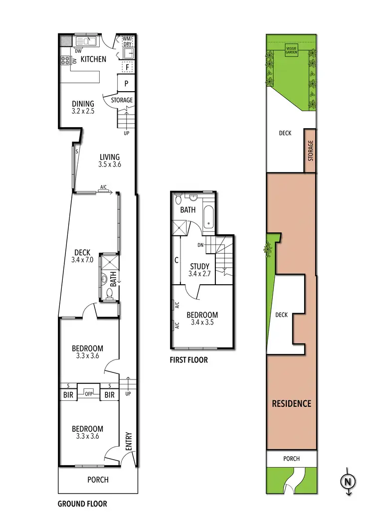 Floorplan of Homely house listing, 121 Noone Street, Clifton Hill VIC 3068