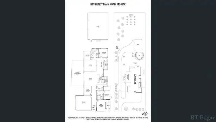 Floorplan of Homely rural property listing, 819 Hendy Main Road, Moriac VIC 3240