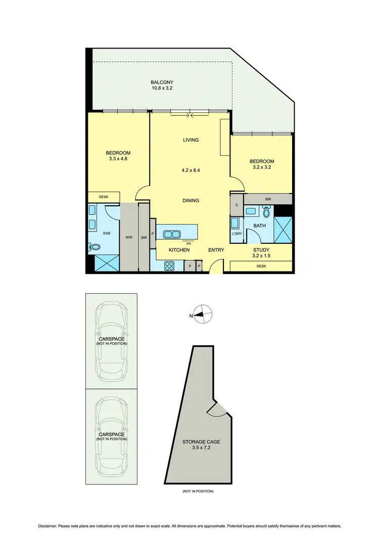 Floorplan of Homely apartment listing, 108/369 High Street, Kew VIC 3101
