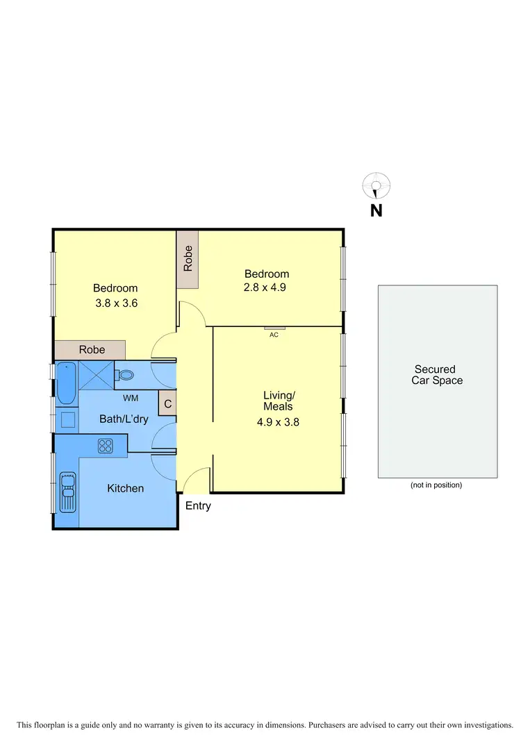 Floorplan of Homely apartment listing, 8/41 Scott Street, Elwood VIC 3184