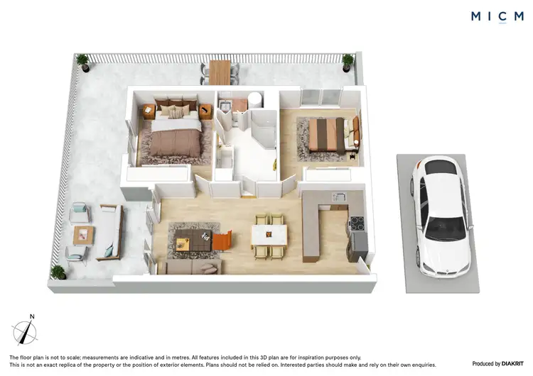 Floorplan of Homely apartment listing, 66/538 Little Lonsdale Street, Melbourne VIC 3000