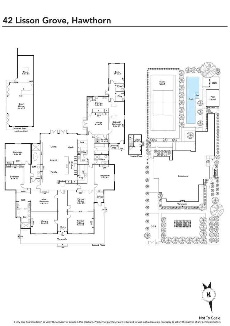 Floorplan of Homely house listing, 42 Lisson Grove, Hawthorn VIC 3122