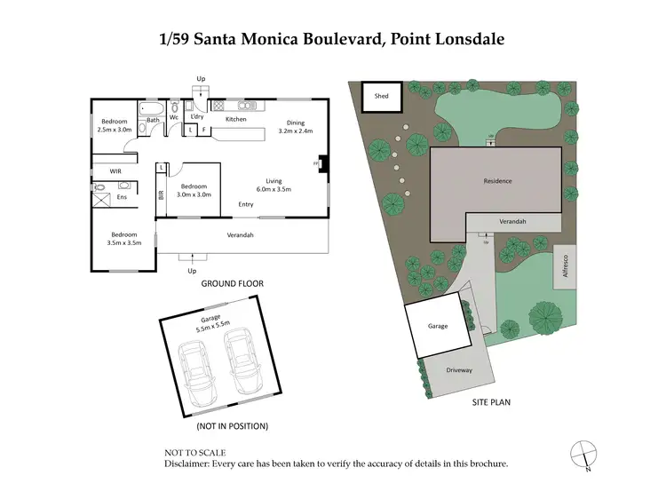 Floorplan of Homely house listing, 1/59 Santa Monica Boulevard, Point Lonsdale VIC 3225