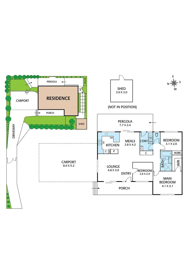 Floorplan of Homely house listing, 2/36 Cheverton Road, Lower Plenty VIC 3093