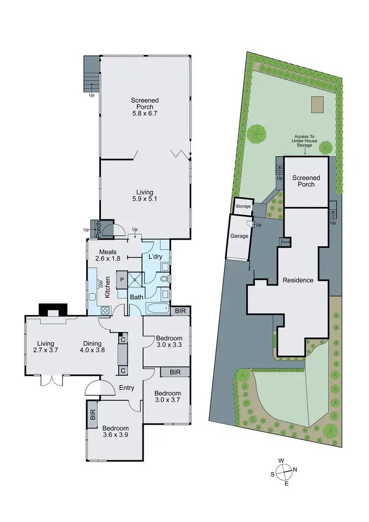 Floorplan of Homely house listing, 1 Beatrice Avenue, Chadstone VIC 3148