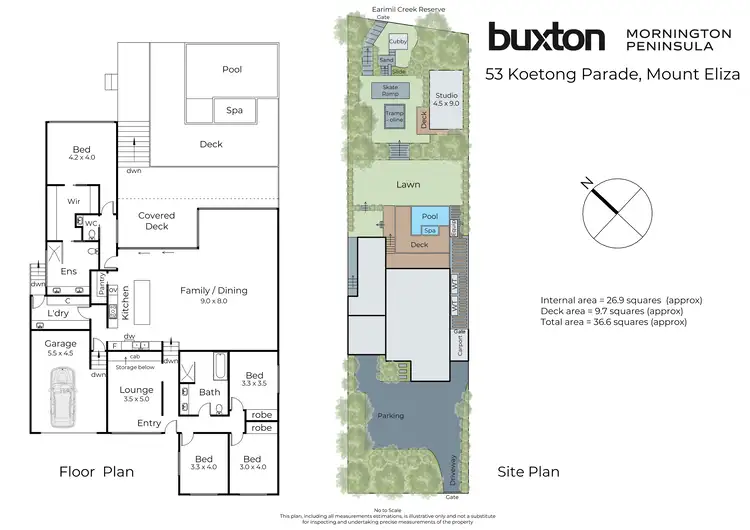 Floorplan of Homely house listing, 53 Koetong Parade, Mount Eliza VIC 3930