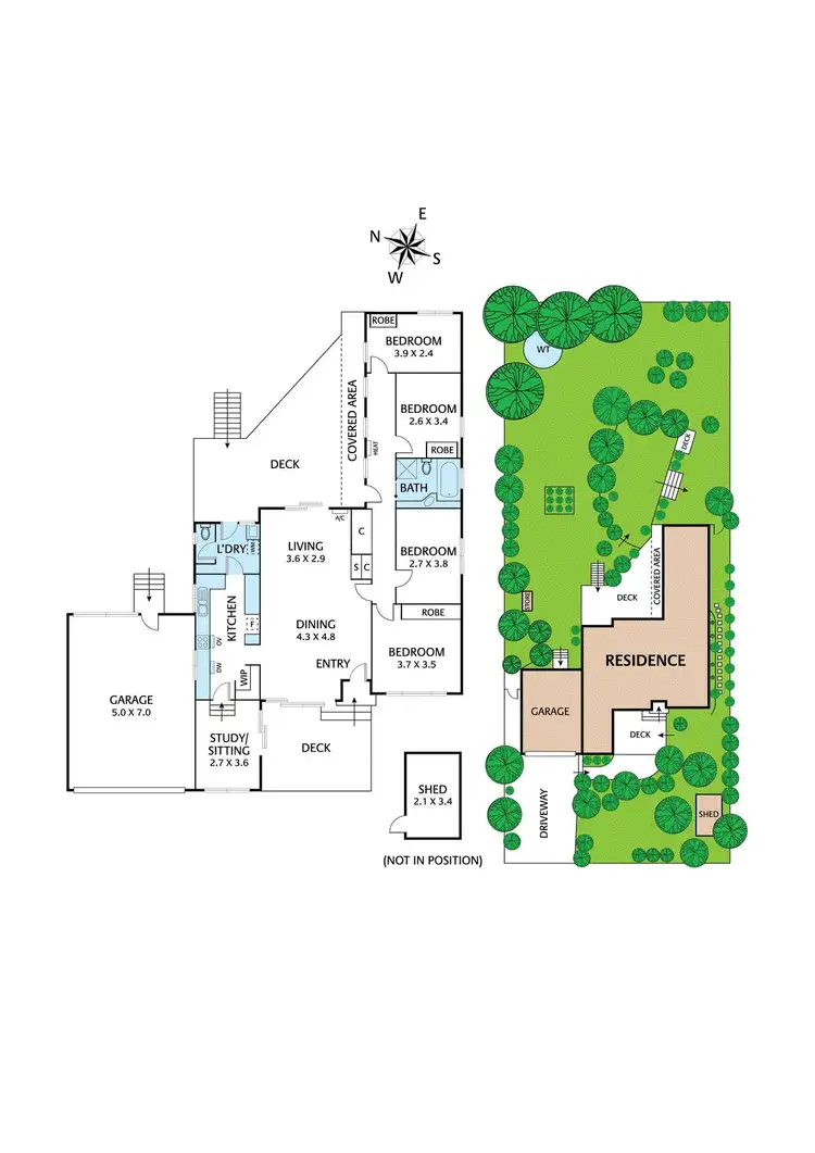 Floorplan of Homely house listing, 113 Research Warrandyte Road, North Warrandyte VIC 3113