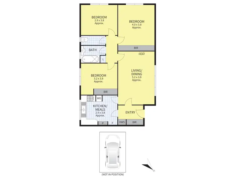 Floorplan of Homely apartment listing, 5/1379 Nepean Highway, Cheltenham VIC 3192