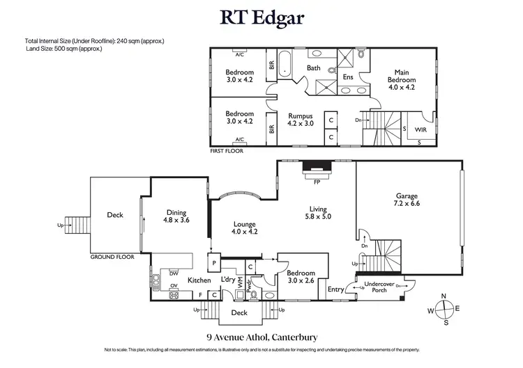 Floorplan of Homely house listing, 9 Avenue Athol, Canterbury VIC 3126