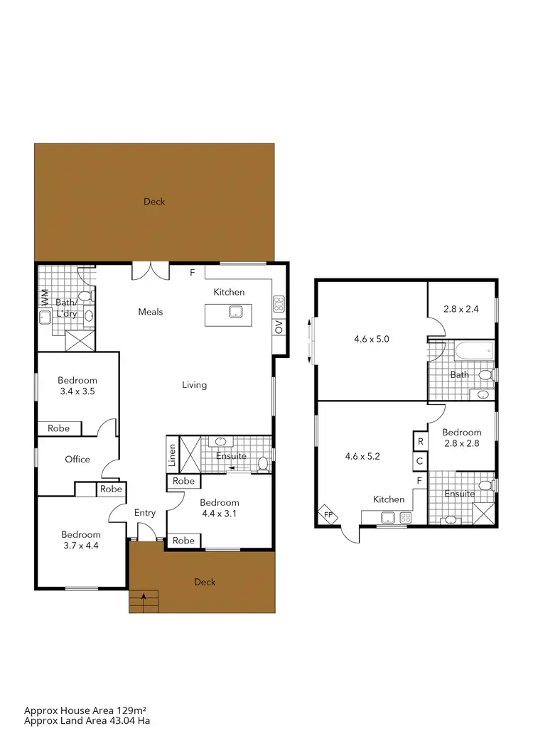 Floorplan of Homely house listing, 1089 Elaine Mount Mercer Road, Cargerie VIC 3334