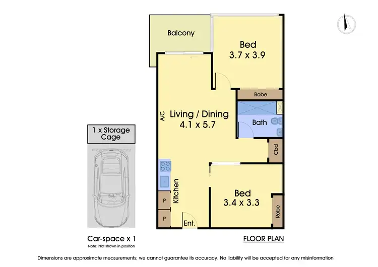 Floorplan of Homely apartment listing, 203/58 Kambrook Road, Caulfield North VIC 3161