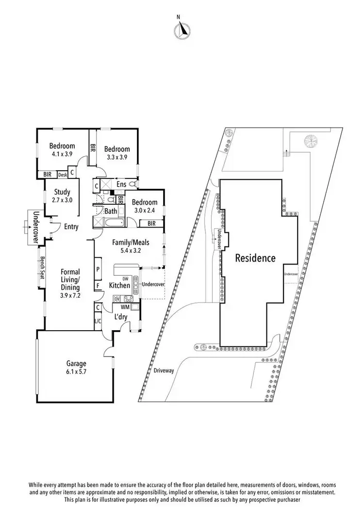 Floorplan of Homely house listing, 10 Phillips Crescent, Rosanna VIC 3084