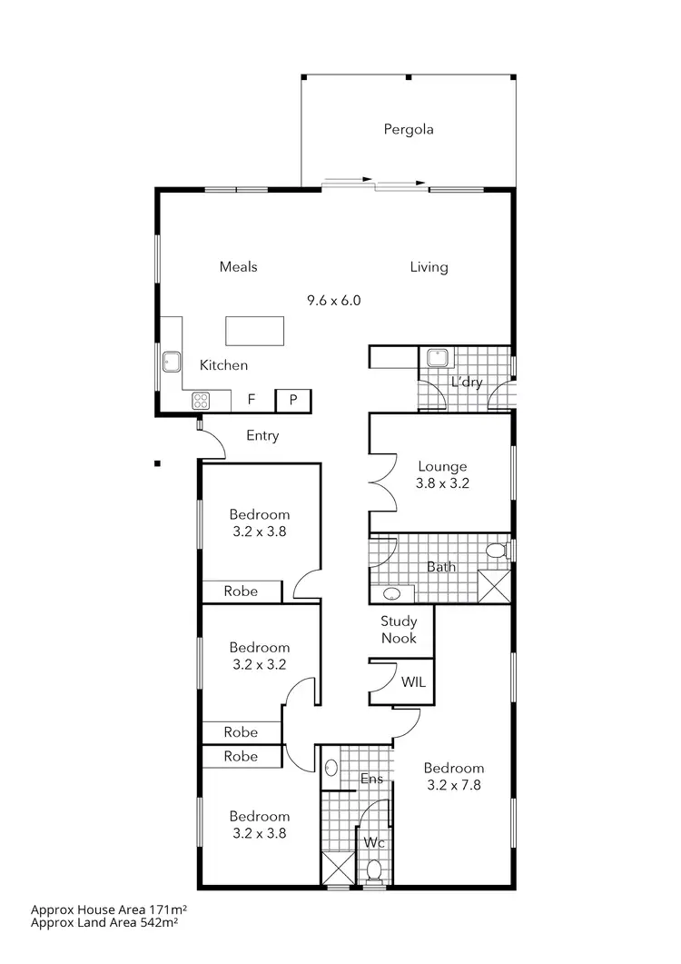 Floorplan of Homely house listing, 4 Jemacra Place, Mount Clear VIC 3350