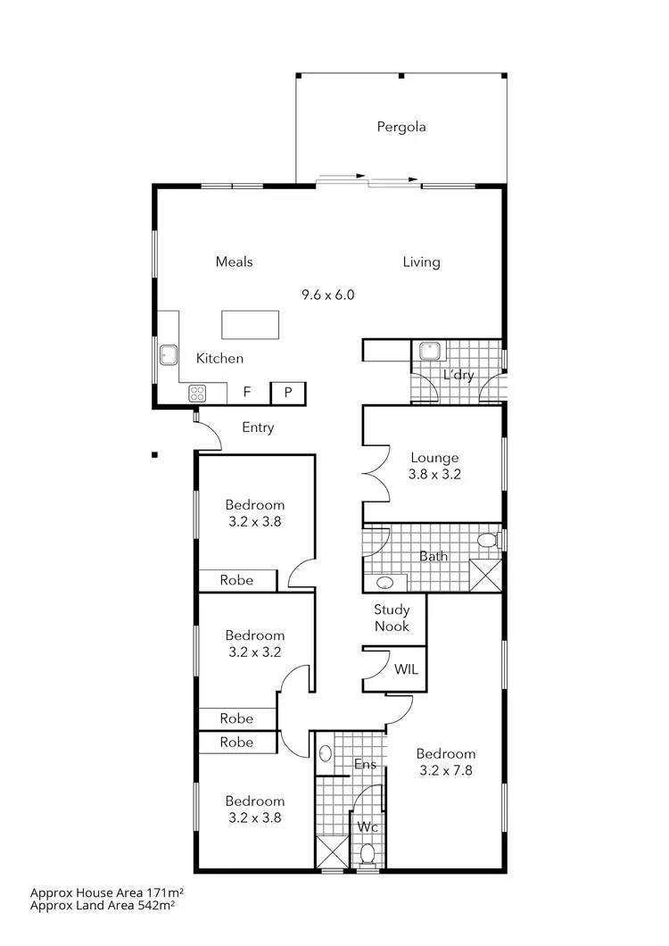Floorplan of Homely house listing, 4 Jemacra Place, Mount Clear VIC 3350