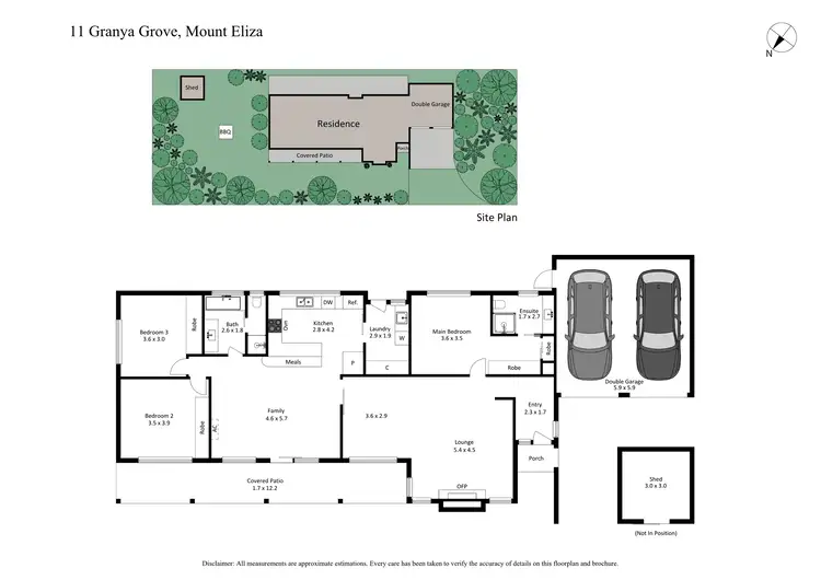 Floorplan of Homely house listing, 11 Granya Grove, Mount Eliza VIC 3930