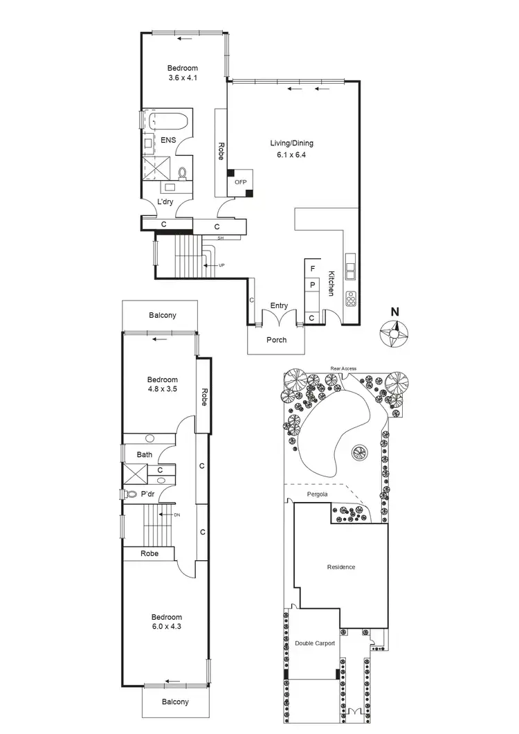 Floorplan of Homely house listing, 33 Broomfield Road, Hawthorn East VIC 3123