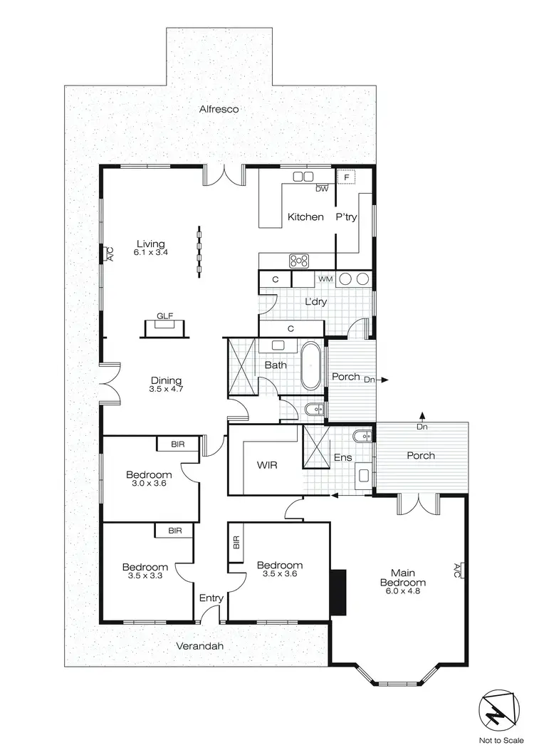Floorplan of Homely house listing, 828 Tress Street, Mount Pleasant VIC 3350