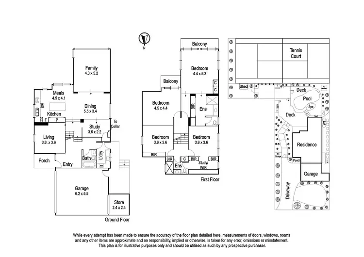 Floorplan of Homely house listing, 101A The Eyrie, Eaglemont VIC 3084