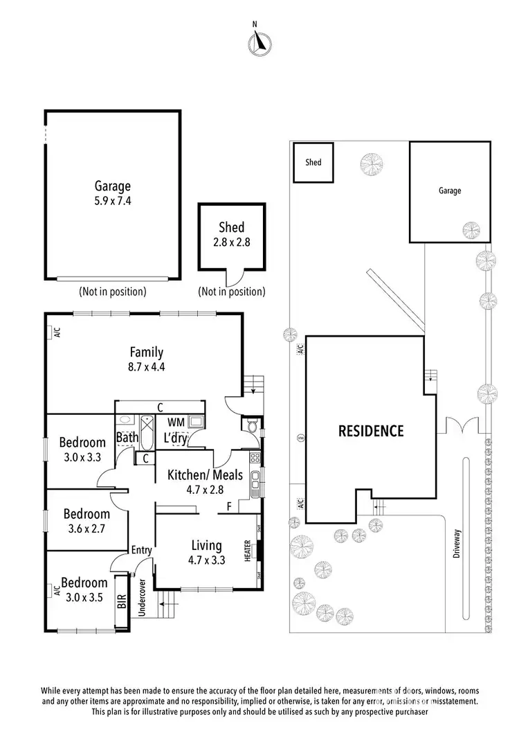 Floorplan of Homely house listing, 11 Harborne Street, Macleod VIC 3085