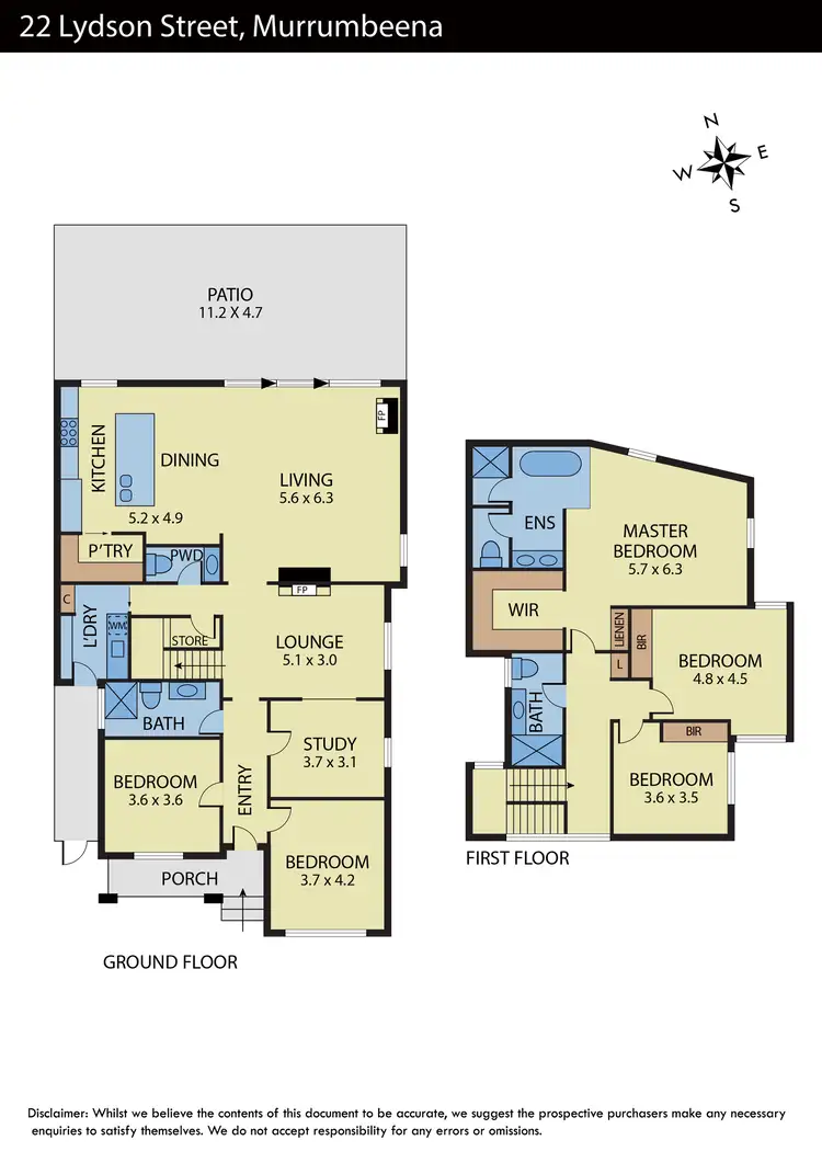 Floorplan of Homely house listing, 22 Lydson Street, Murrumbeena VIC 3163