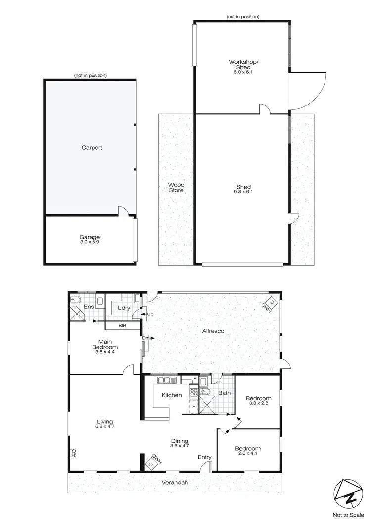 Floorplan of Homely house listing, 35 Miners Hut Road, Haddon VIC 3351