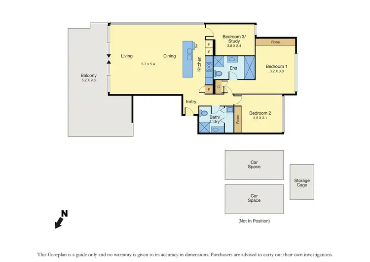 Floorplan of Homely apartment listing, 43/1245 Burke Road, Kew VIC 3101