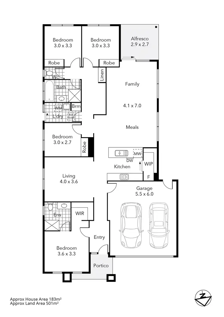 Floorplan of Homely house listing, 5 Bect Street, Sebastopol VIC 3356