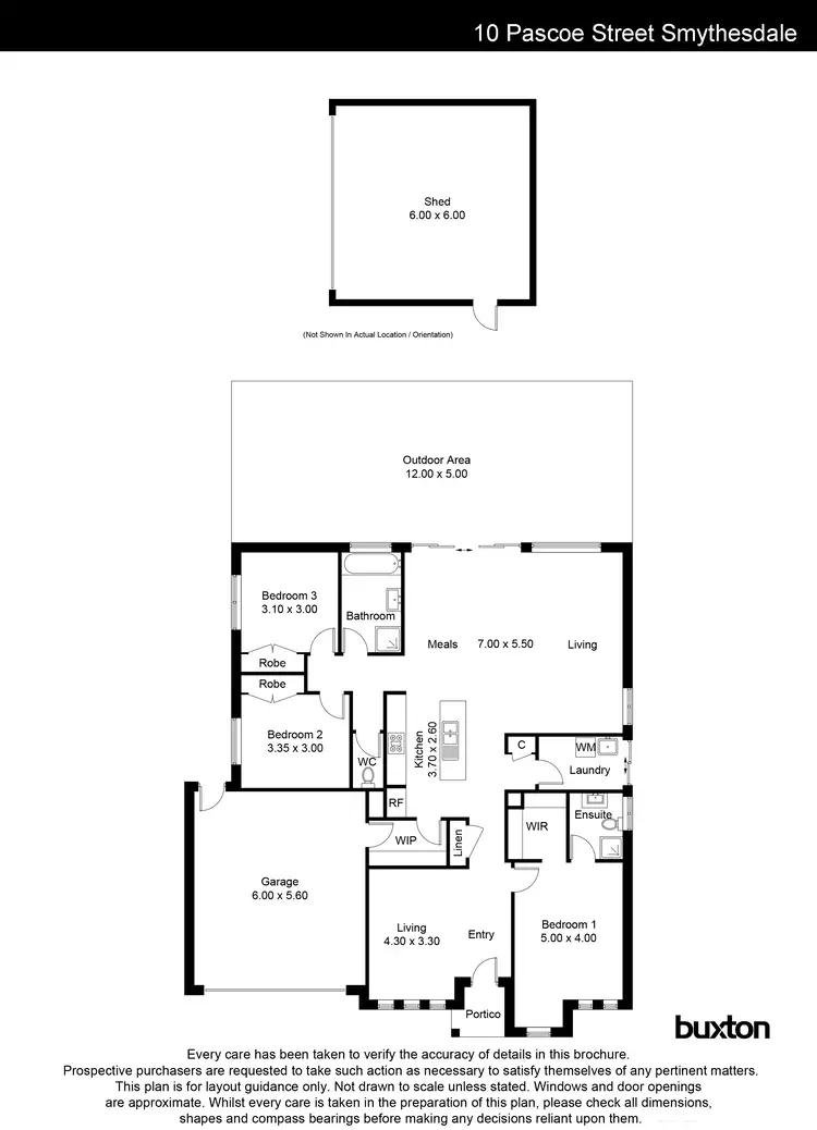 Floorplan of Homely house listing, 10 Pascoe Street, Smythesdale VIC 3351
