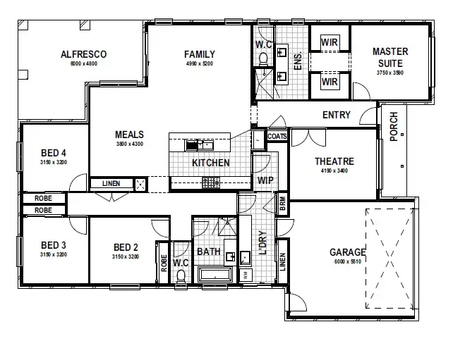 Floorplan of Homely house listing, 1530 Tullamore Street, Gisborne VIC 3437