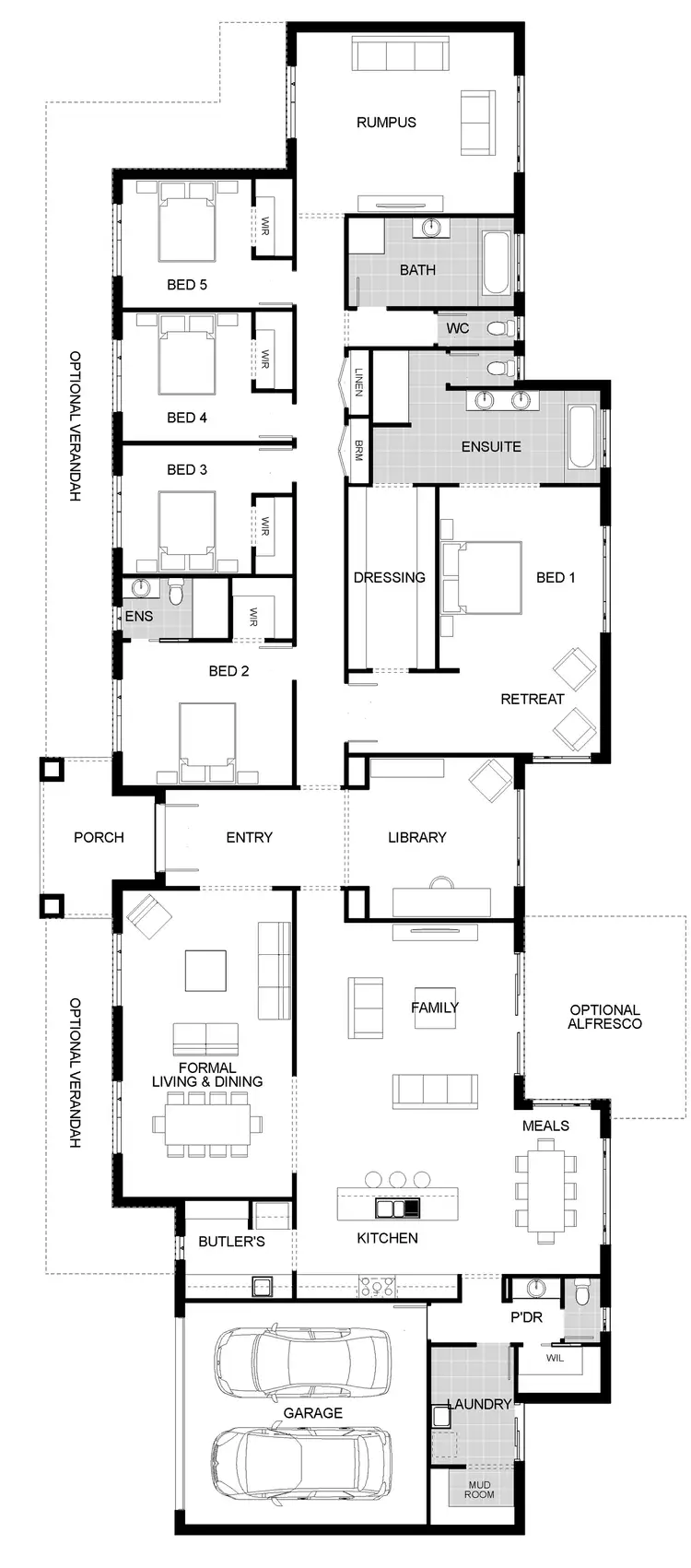 Floorplan of Homely house listing, 1545 Dalk Drive, Gisborne VIC 3437