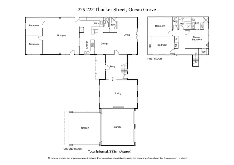 Floorplan of Homely house listing, 225-227 Thacker Street, Ocean Grove VIC 3226