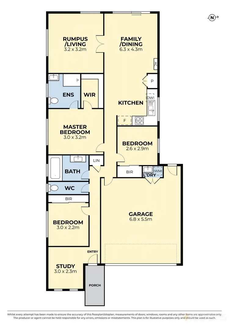 Floorplan of Homely house listing, 10 Yaleri Rise, Werribee VIC 3030