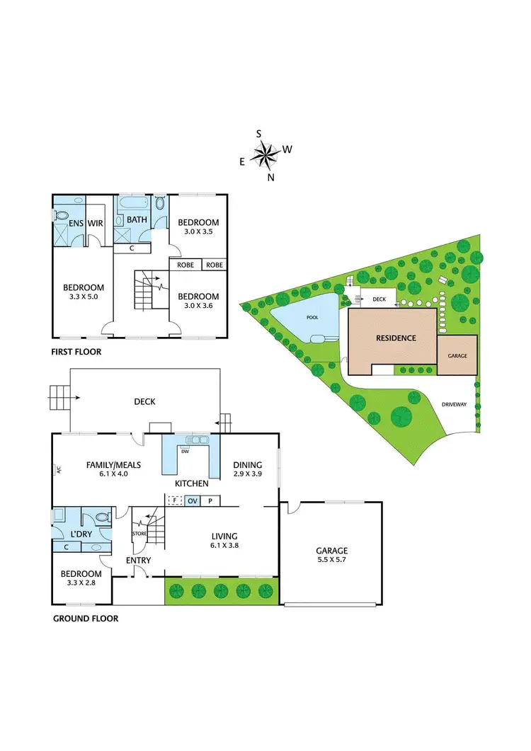 Floorplan of Homely house listing, 5 Westmere Place, Viewbank VIC 3084