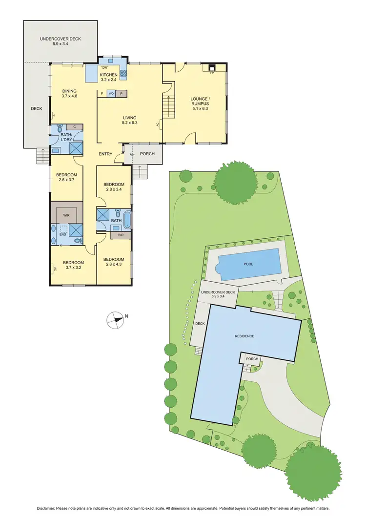 Floorplan of Homely house listing, 6 Gaine Court, Bayswater North VIC 3153