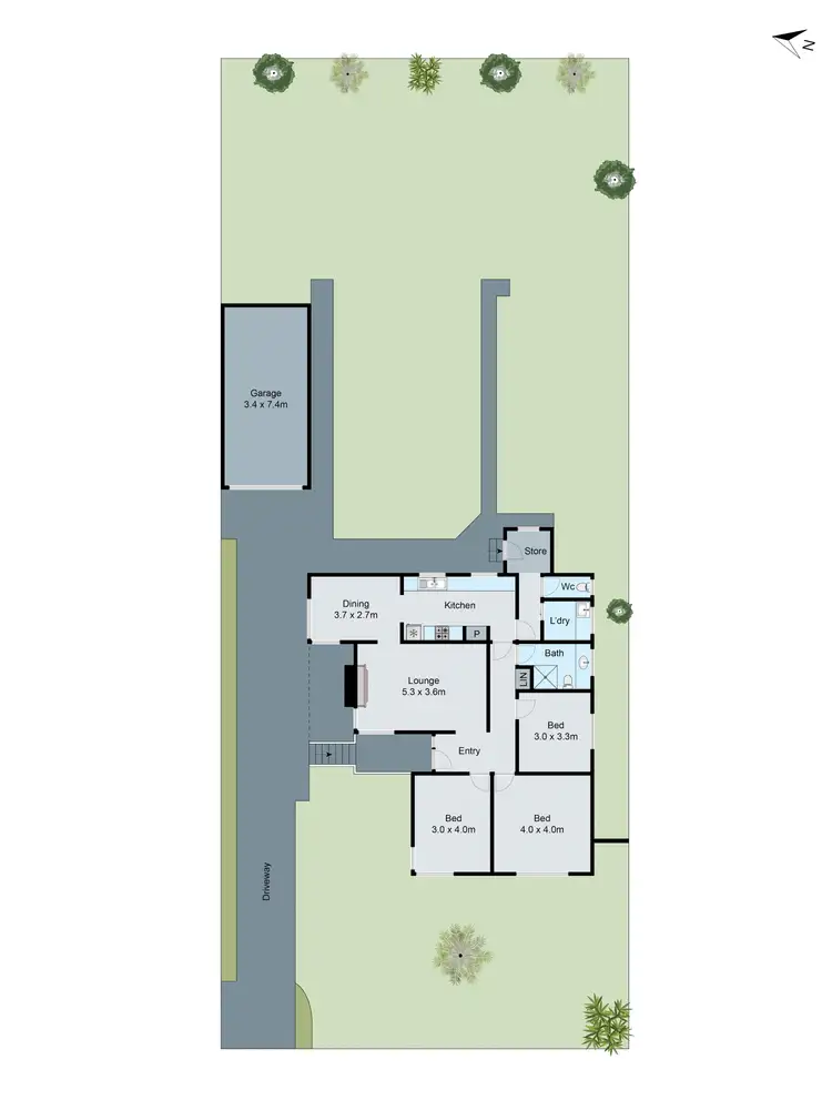Floorplan of Homely house listing, 73 Larch Crescent, Mount Waverley VIC 3149